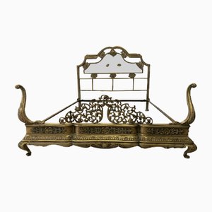 Princess Brass Bed from Castle Property, 1900s