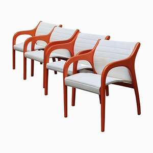 Vivalda Dining Chairs by Claudio Salocchi for Luigi Sormani, Italy, 1960s, Set of 4