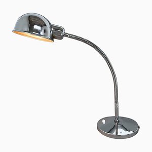 Verstellbare Italienische Tischlampe aus Chrom, 1960er