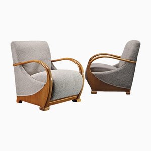 Art Deco Sessel, 1930er, 2er Set