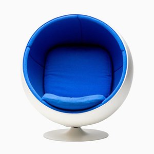 Blue Swivel Ball Chair by Eero Aarnio, 1980