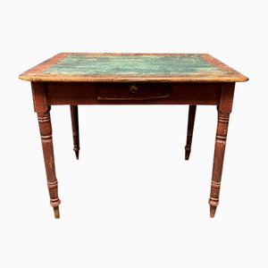 Swedish Kitchen Table in Painted Wood