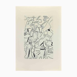 Willem De Kooning, Femme, Offset et Lithographie, 1983