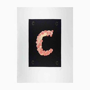 Erté, Letter C, 1976, Lithograph and Screen Print