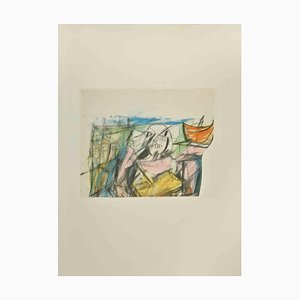 Willem De Kooning, Sunday for Women I, Litografía Offset, años 80