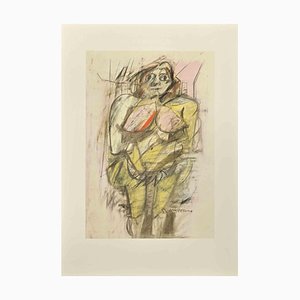 Willem De Kooning, Frau, Offset und Lithographie, 1985