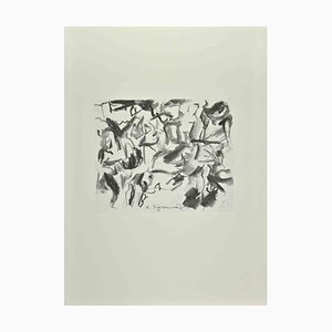 Willem De Kooning, Sans titre, 1985, Lithographie Offset