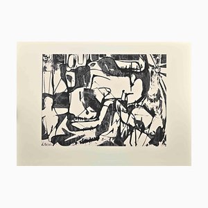 Willem De Kooning, ohne Titel, 1985, Offset Lithographie