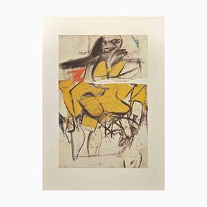 Willem De Kooning, Femme, Offset et Lithographie, 1985