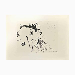 Willem De Kooning, ohne Titel, 1985, Offset Lithographie