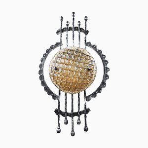Murano Glass Wall Sconce attributed to Tom Ahlström & Hans Ehrlich, 1960s