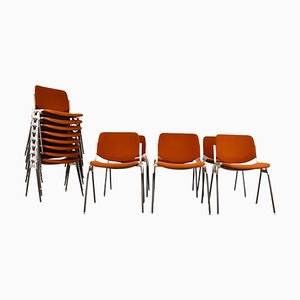 DSC 106 Side Chairs by Giancarlo Piretti for Castelli, 1970s, Set of 14