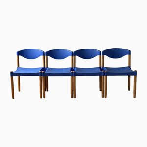 Strax Dining Chairs by Hartmut Lohmeyer for Casala, 1950s, Set of 4