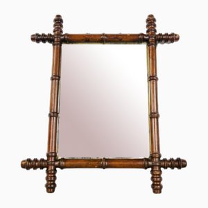 Mirror in Faux Bamboo Frame, 1890s