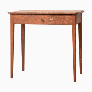 Antique Swedish Gustavian Side Table in Pine