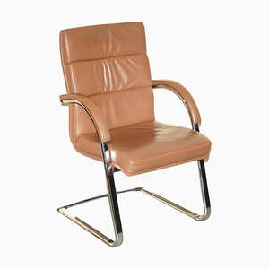 Orion Chair in Tan Brown Leather from William Hands Orion