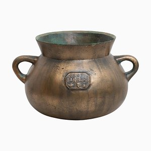 Vintage Traditional Spanish Bronze Pot, 1950s
