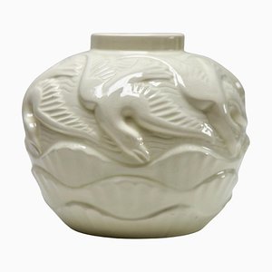Art Deco Decor Vase by Charles Catteau for Boch Frères, 1930