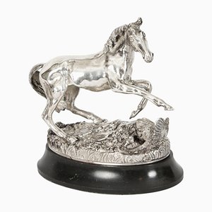 Figura de caballo de Isabel II de plata esterlina, 1977