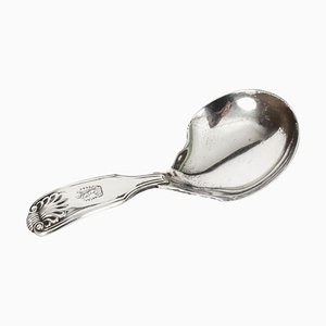 Early Victorian Sterling Silver Caddy Spoon, London, 1837