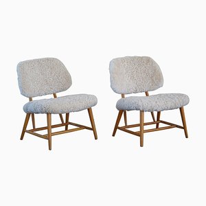 Teve Lounge Chairs by Alf Svensson, 1950s, Set of 2