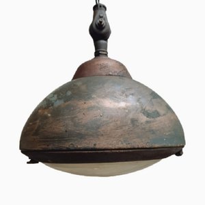 Vintage Philips Hanging Lamp in Copper, 1930s