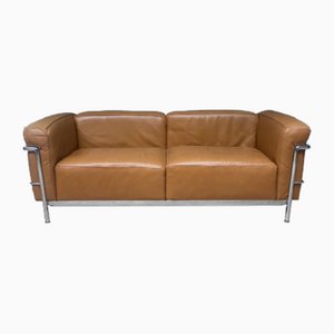 Large LC3 Great Comfort 2-Seater Sofa by Le Corbusier, Pierre Jeanneret & Charlotte Perriand for Cassina, 2010s