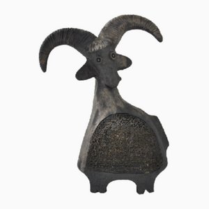 Pouchain, Dominque, Goat, 1990s, Ceramic