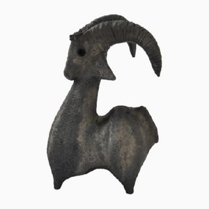 Pouchain Dominique, Goat, 1990s, Ceramic