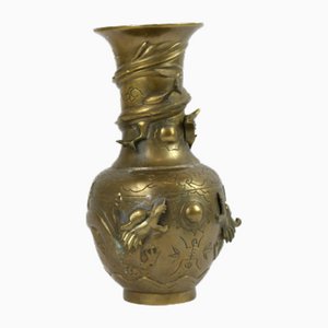 Asiatische Bronze Vase, 1950er