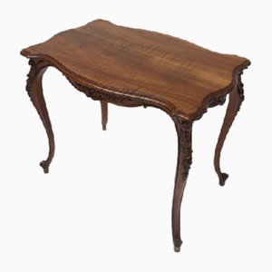 Antique Wooden Side Table, 1890s