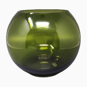Grüne Vase von Flavio Poli, Italien, 1960er