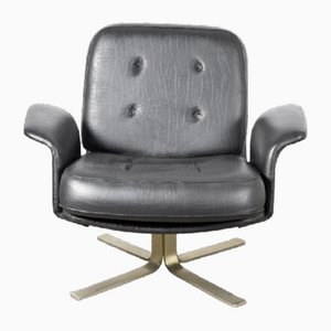 Single Leather Armchair from Formanova, 1970s