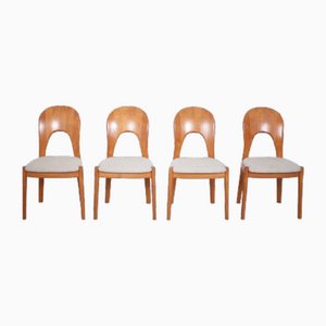 Teak Dining Chairs by Niels Koefoed for Hornslet, Denmark, 1970s, Set of 4