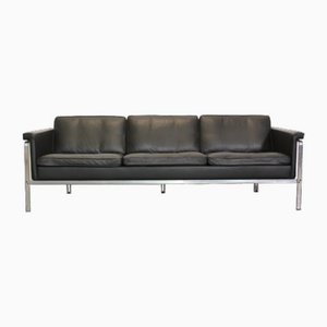 Leather Sofas and Table by Horst Brüning for Kill International, 1960s, Set of 3