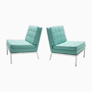 Model 65 Slipper Lounge Chairs by Florence Knoll Bassett for Knoll Inc. / Knoll International, 1960s, Set of 2
