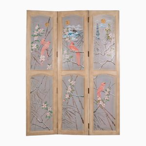 Antique English Privacy Screen Room Divider, 1890s