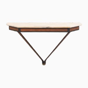 Mid-Century Wall Console from Guglielmo Ulrich, Italy, 1950s