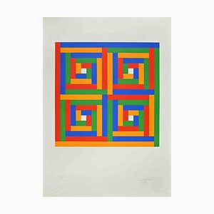Serigrafía Max Bill, Concentric Squares, 1969