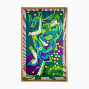 Leo Guida, Composizione viola e verde, anni '70