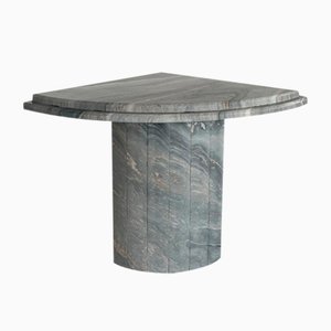 Grey Marble Side Table, 1980s