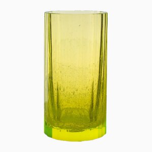 Vase Uranium en Verre par Aleš Zvěřina pour Egermann