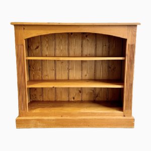 Open Front Pine Bookcase with Shelves