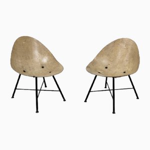 Chairs by Miroslav Navratil, Czechoslovakia, 1960s, Set of 2