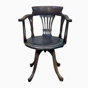 Late 19th Century Oak Officers Chair