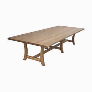 Tavolo da pranzo in legno di quercia bianco di Petersen Antiques & Design