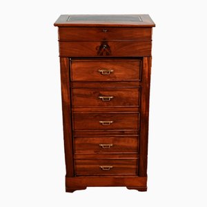 Early 19th Century Restoration Period Mahogany Cartonnier Desk with Drawers