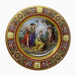 Austrian Porcelain Cabinet Plate, 1800s