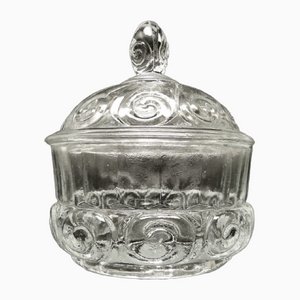 Polish Art Deco Sugar Bowl from Ząbkowice Glassworks, 1950s