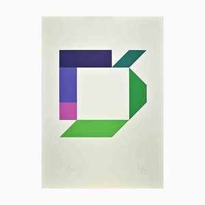 Max Bill, geometrische Komposition, Siebdruck, 1970er